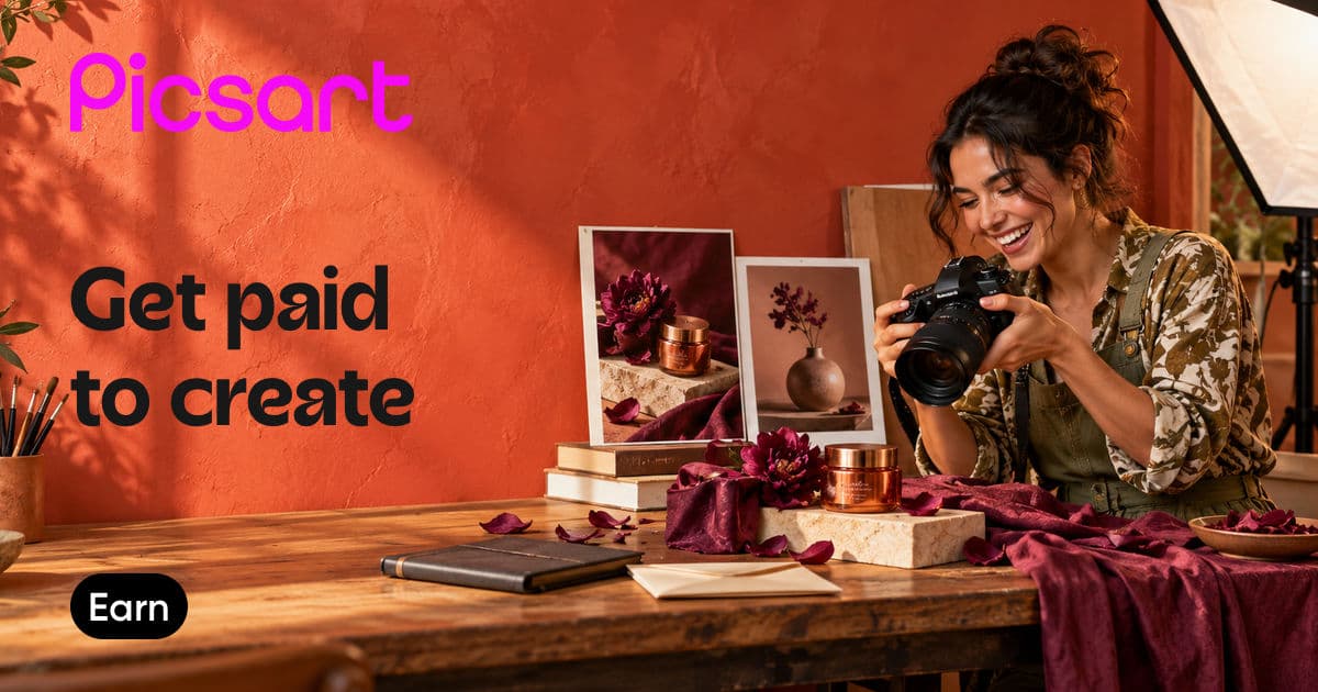 earn with picsart