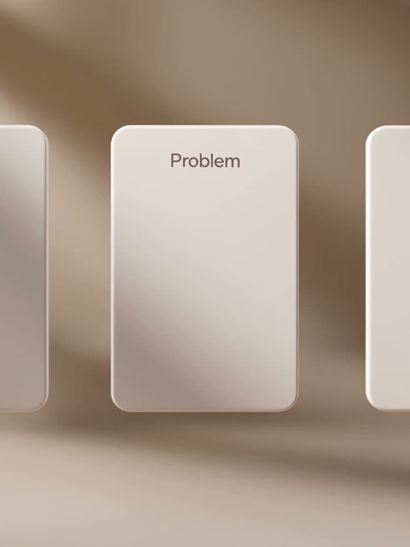 Explain a hard idea with cards