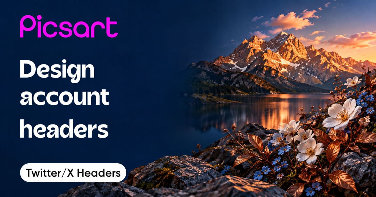 Twitter/X header and banner maker