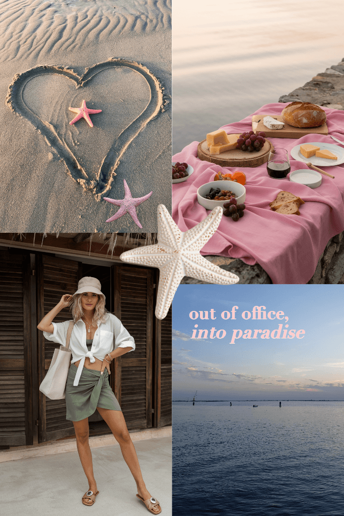 Sandy Beach Vibes Pinterest Pin Design
