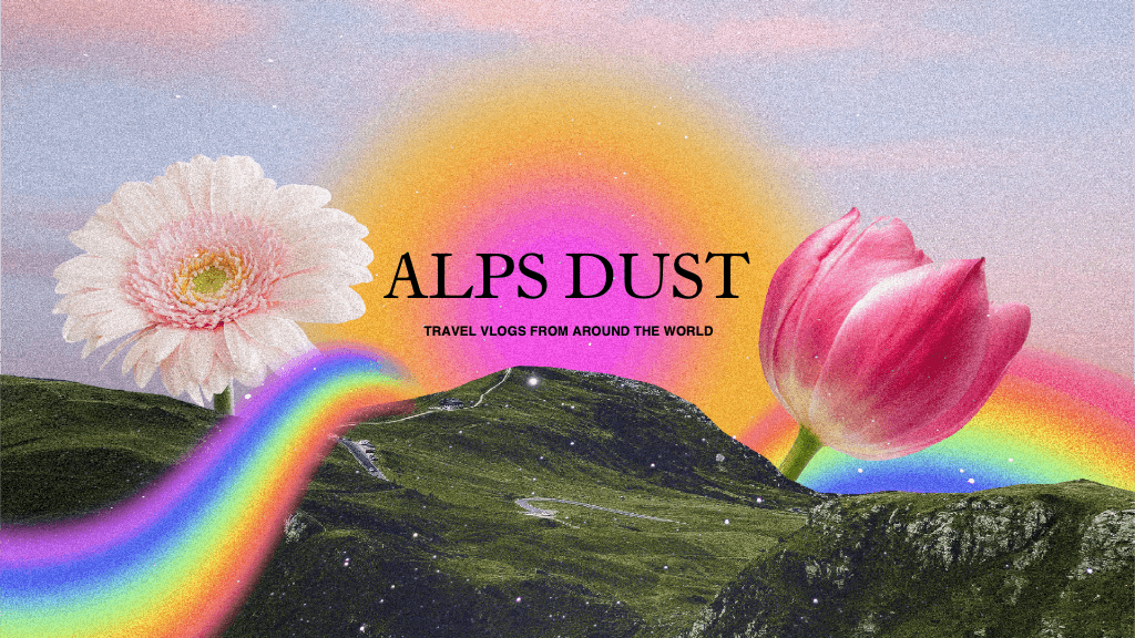 Alps Dust Colorful Travel Vlog Poster