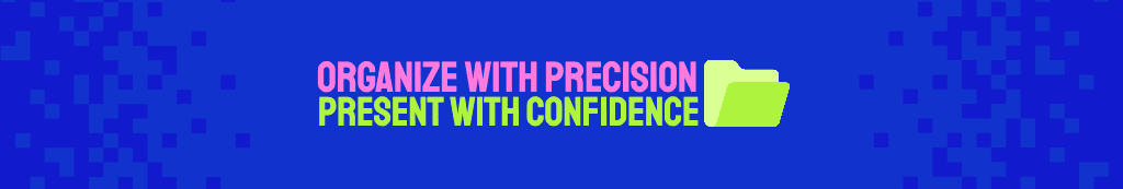 Bright Blue LinkedIn Banner for Organizing