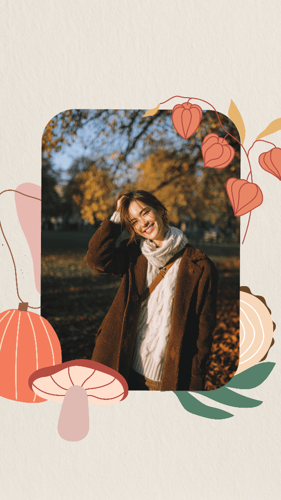 Cozy Autumn Instagram Story Template Design