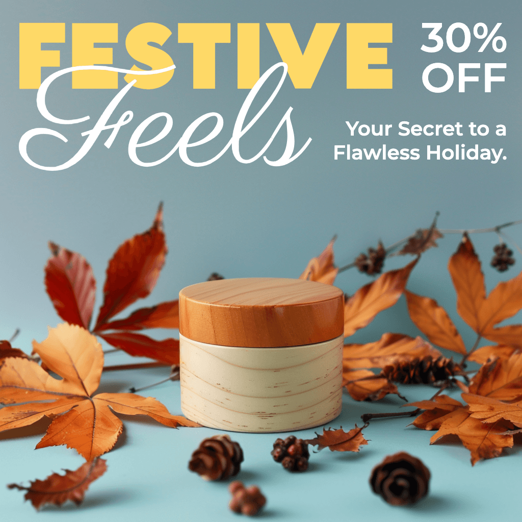 Autumn Sale Instagram Square Post Blue Orange