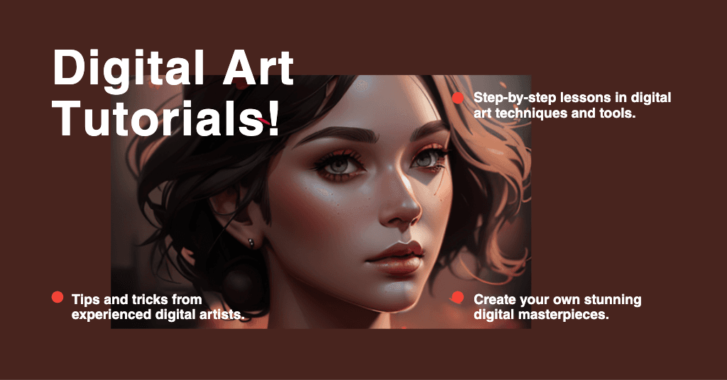 Learn Digital Art Creation Poster Design in Reddish Tones