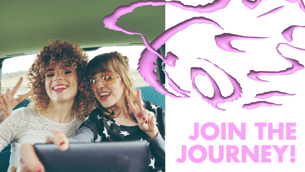 Vibrant Road Trip Adventure Social Post