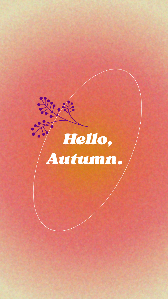 Warm Autumn Greetings Instagram Story Template