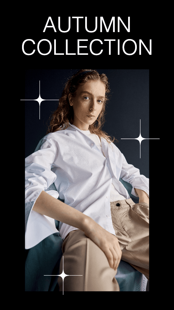 Chic Autumn Collection Fashion Poster