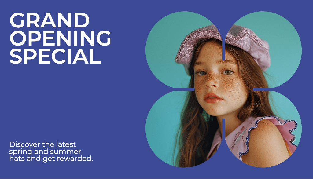 Grand Opening Special Gift Card in Blue