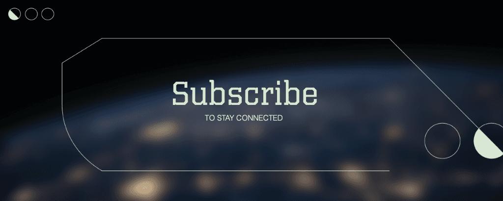 Sleek Navy Blue Web Subscription Ad