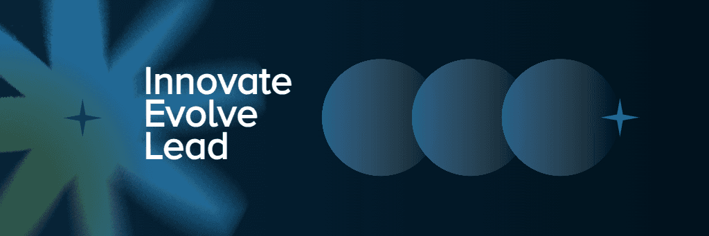 Innovative Blue Twitter-Header for Modern Branding