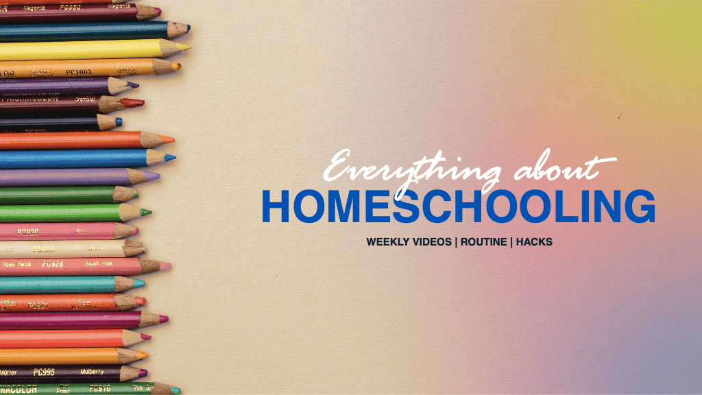 Colorful Homeschooling Essentials Educational Poster