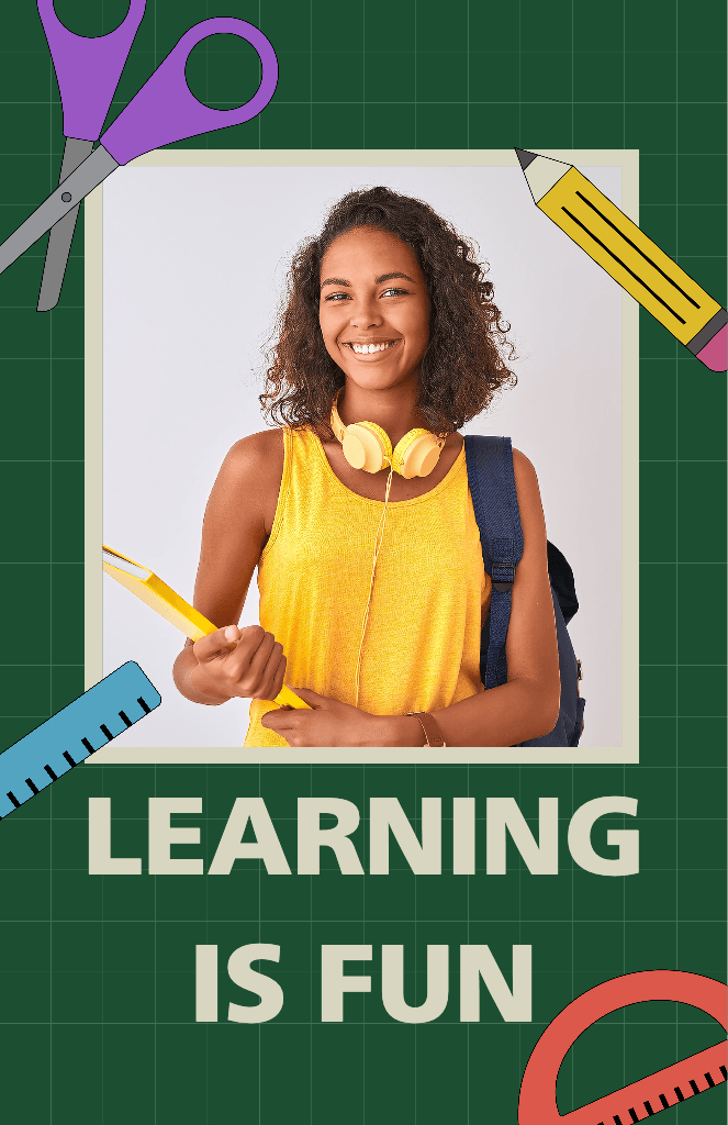 Energize Learning with Yellow School Poster