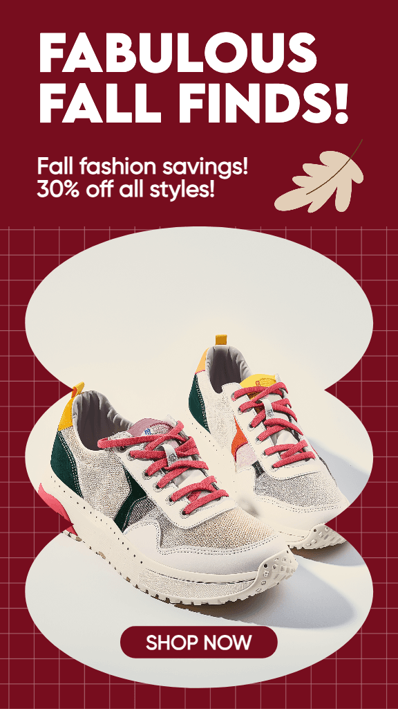 Fabulous Fall Instagram Story in Burgundy