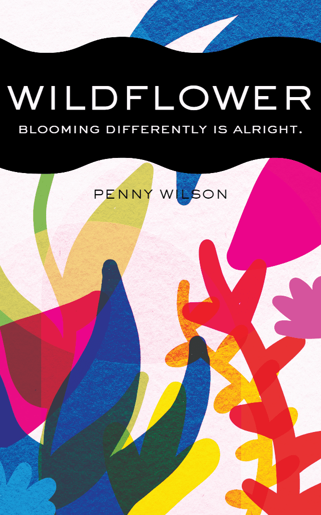 Colorful Wildflower Inspirational Poster Design