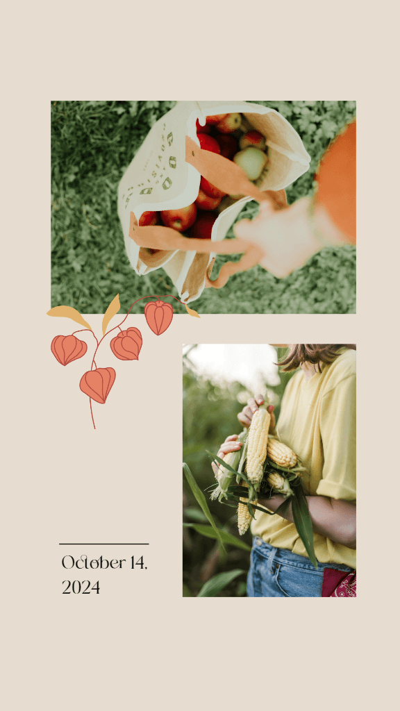 Sustainable Living Lifestyle Poster Design in Beige