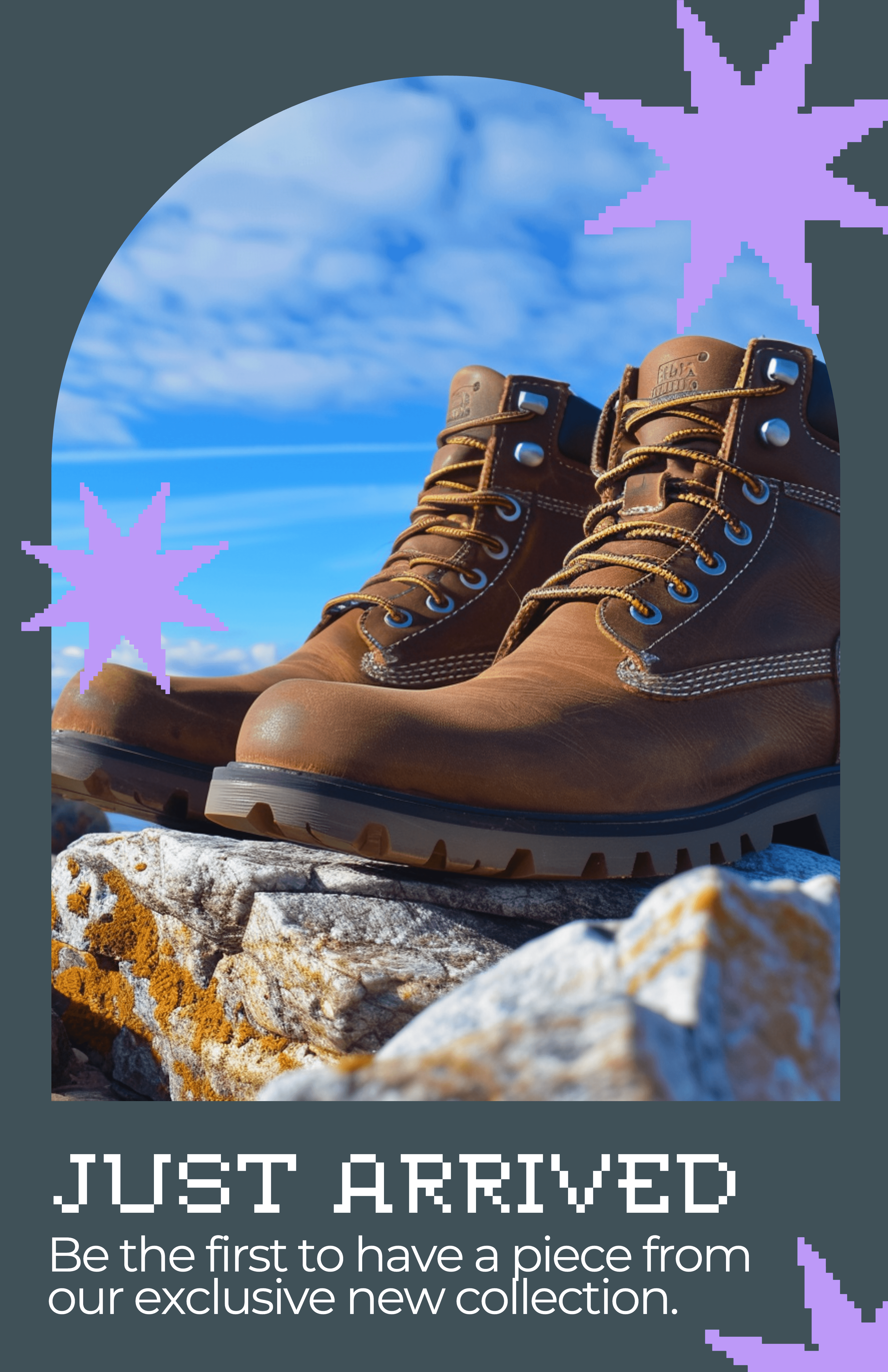 Stylish Brown Boots Just Arrived Poster