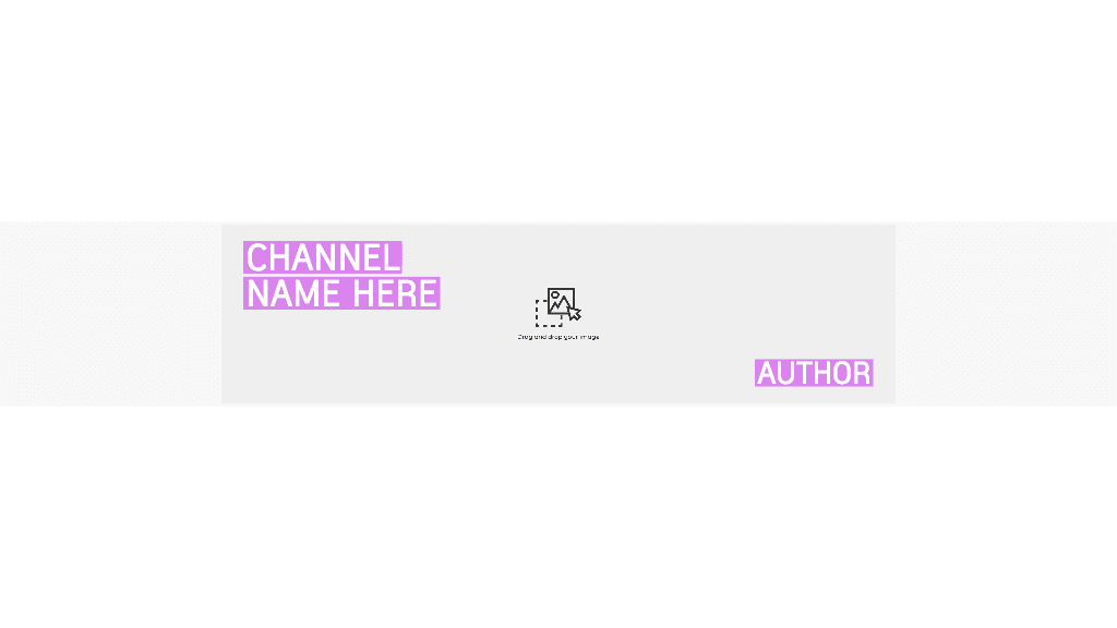 Minimalist Lavender YouTube Cover Template Design