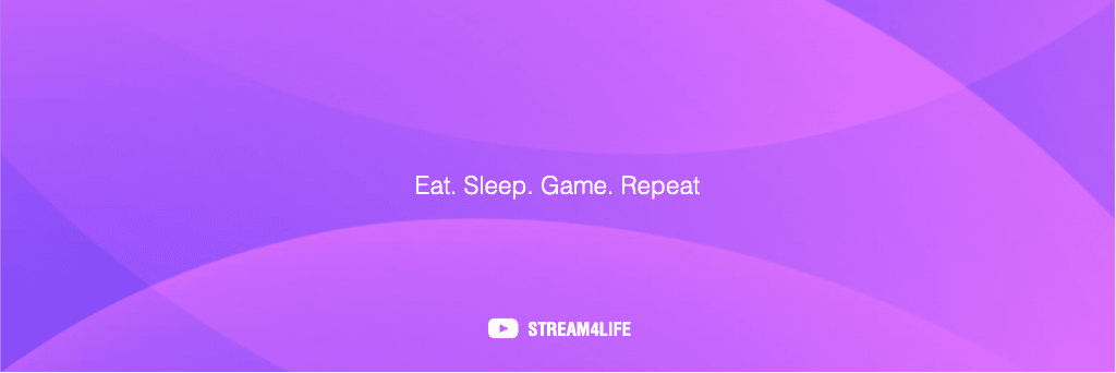 Vibrant Purple Gaming Streaming Post Template