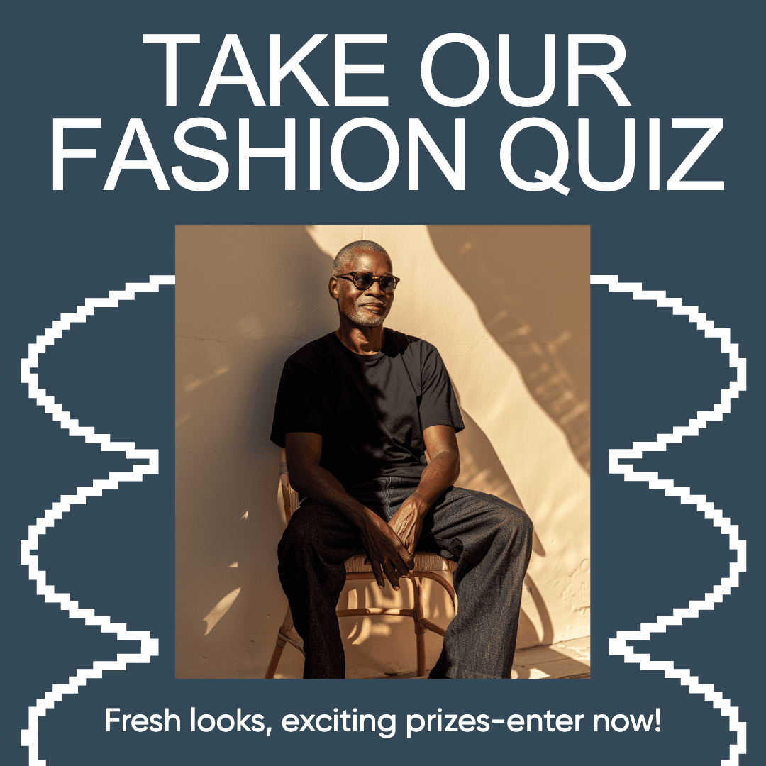 Stylish Instagram-Square Quiz Post in Blue