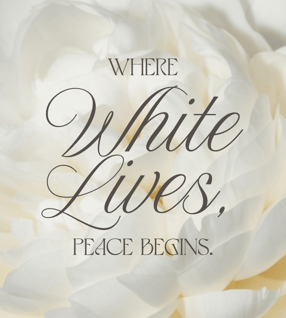 Elegant White Flyer with Inspirational Message