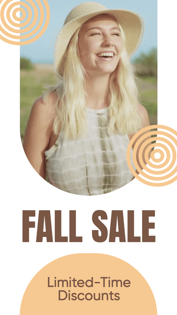 Autumn Instagram-Story Sale with Earthy Tones
