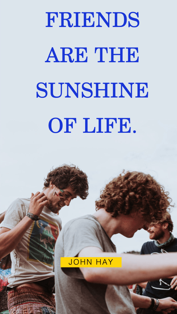 Blue Skies Friendship Quote Social Post