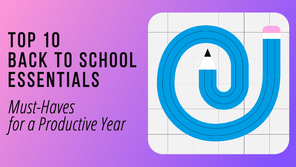 Back to School Essentials Vibrant Poster Design