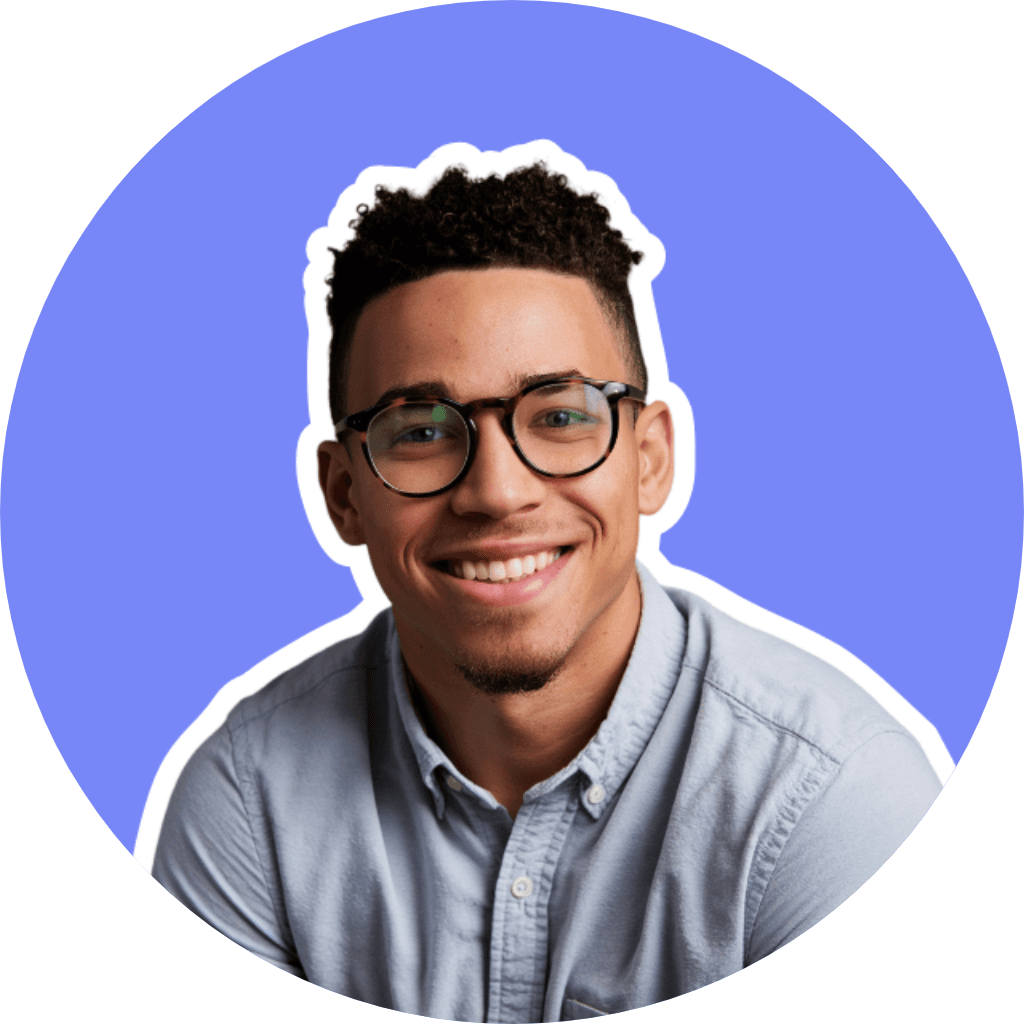 Stylish Instagram Profile Photo With Purple Background