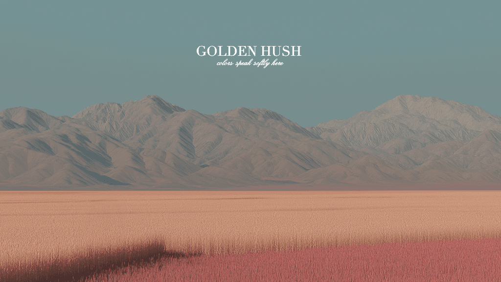 Serene Desktop Wallpaper Background in Golden Hues