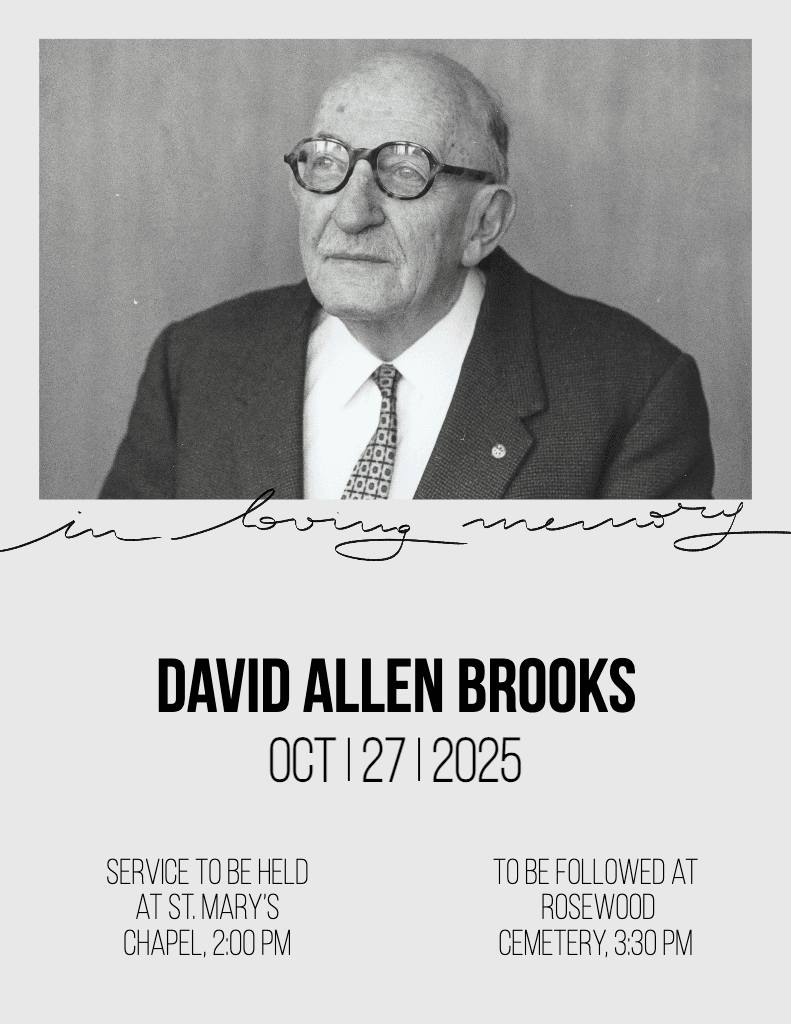 Elegant Gray Memorial Flyer In Loving Memory