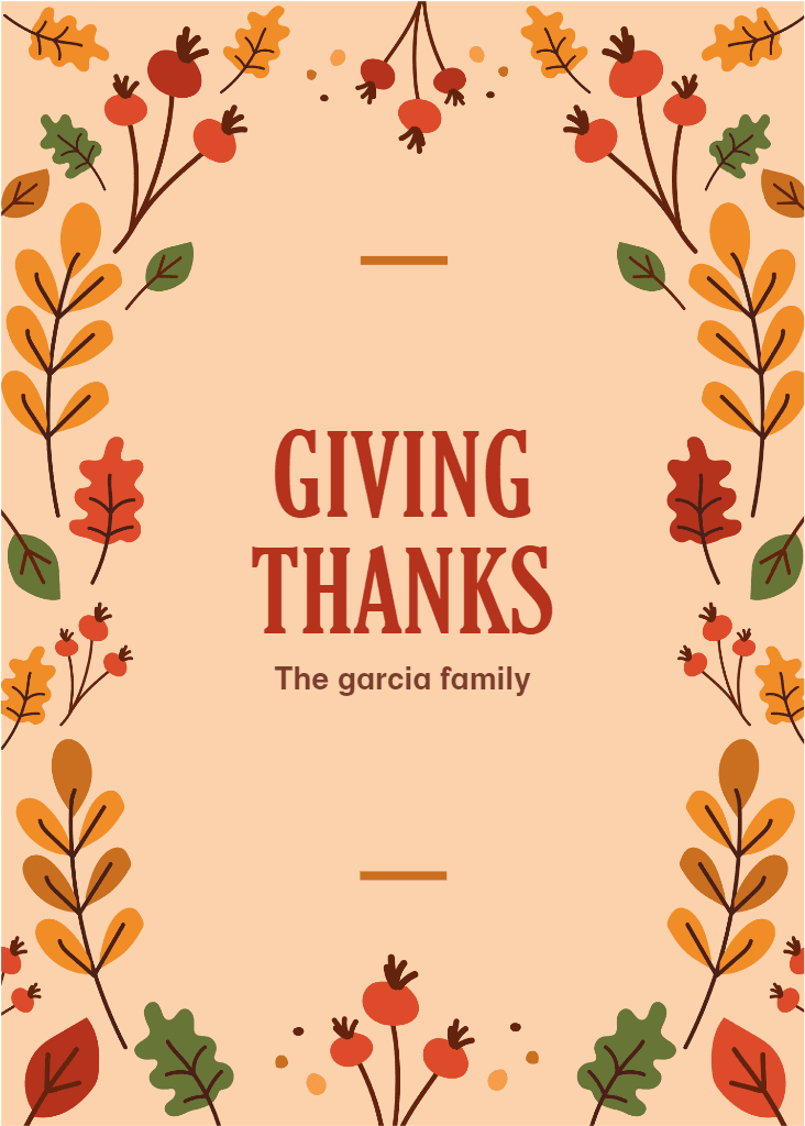 Autumn Harvest Family Gathering Invitation Post