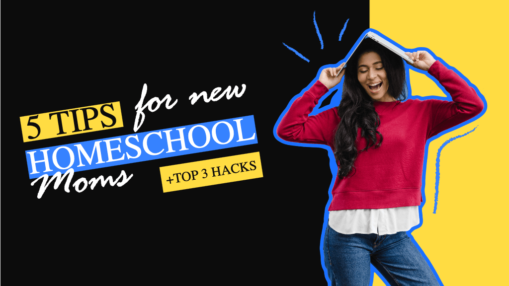 Educational Poster for Homeschooling Parents in Blue and Yellow