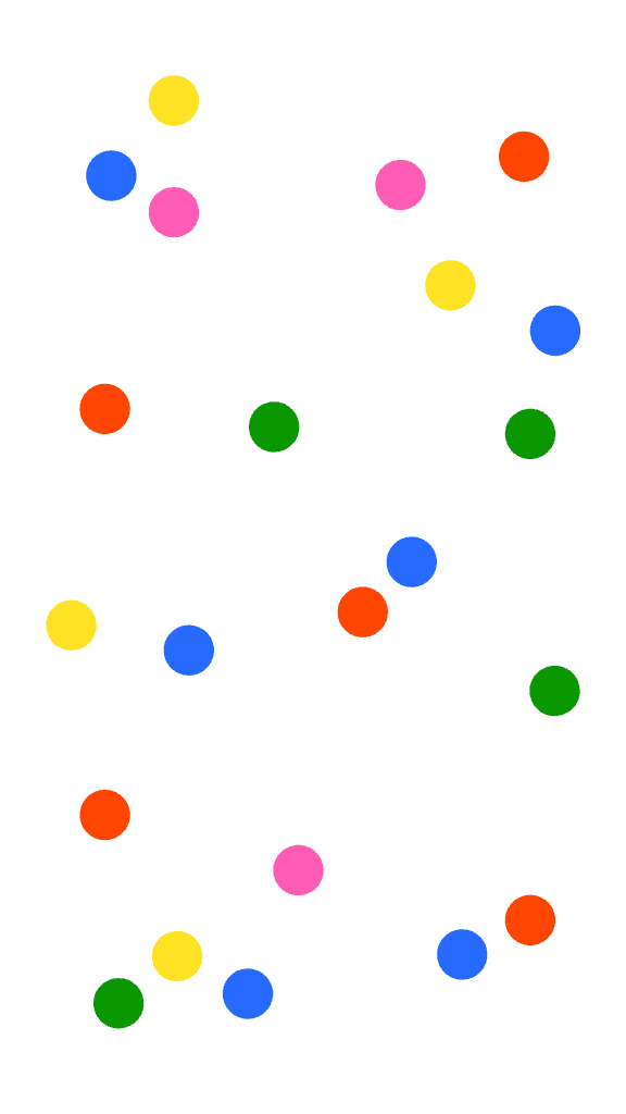 Colorful Dots Pattern Phone Wallpaper Background