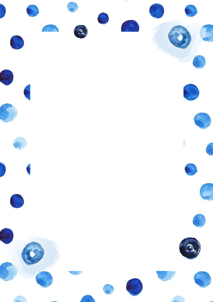 Blue and White A4 Poster Template