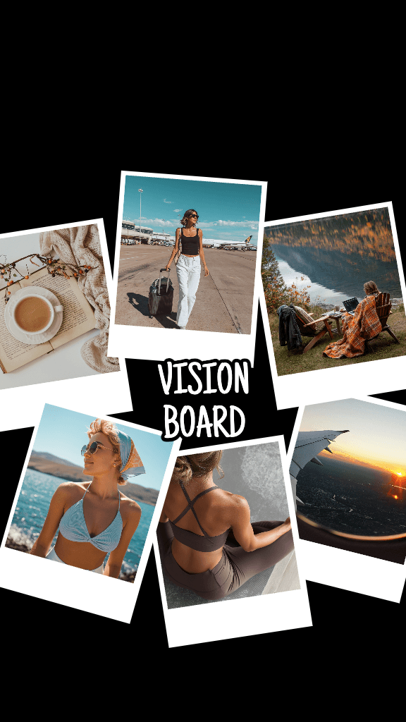 Inspiring Vision Board Phone Wallpaper Background