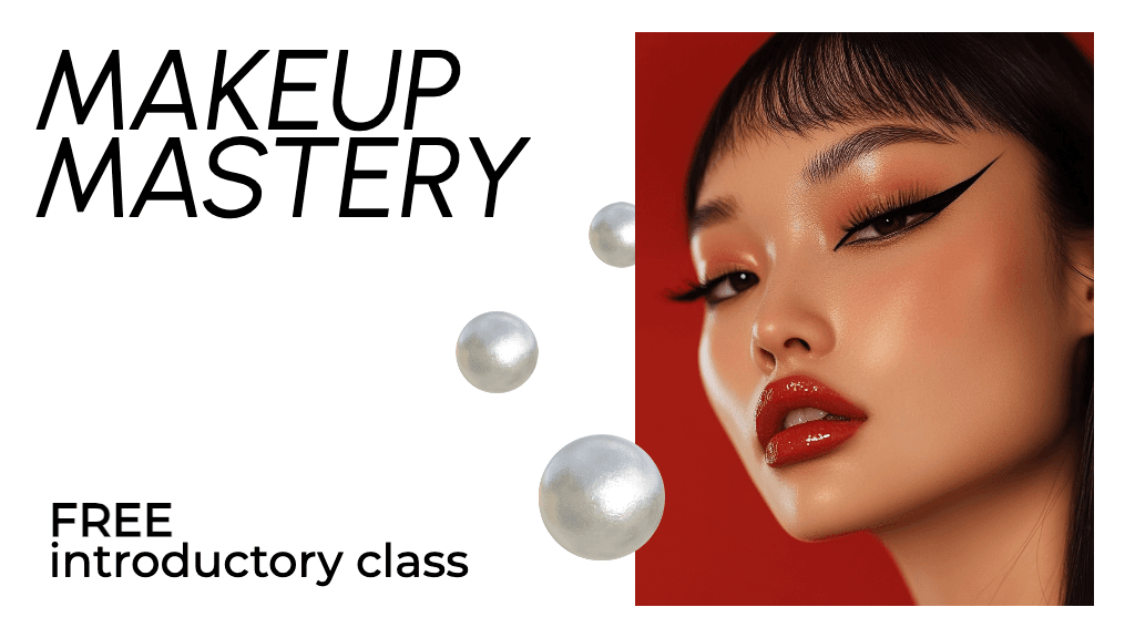 Red Makeup Mastery YouTube Thumbnail Design