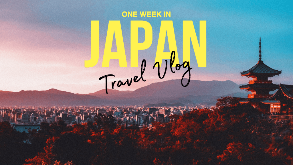 Capture Japan's Essence in Vibrant Travel Vlog Poster