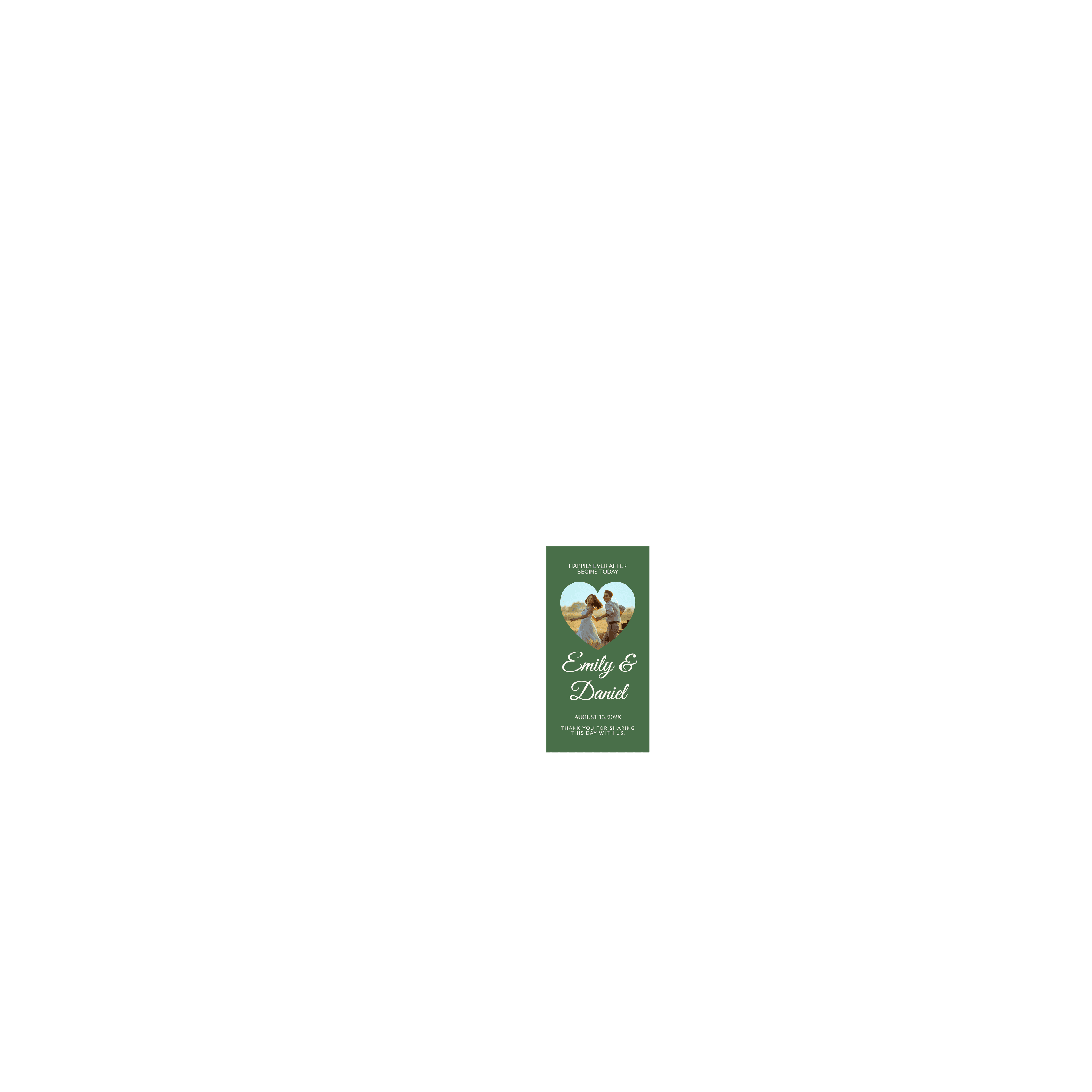 Elegant Green Wedding Invitation Banner Design