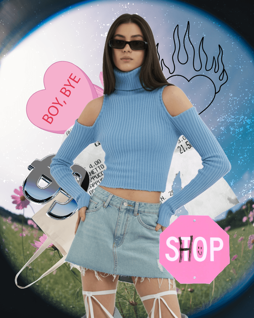Trendy Blue Instagram Portrait Shopping Inspiration
