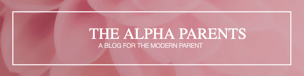 Chic Pink Blog Banner for Modern Parenting