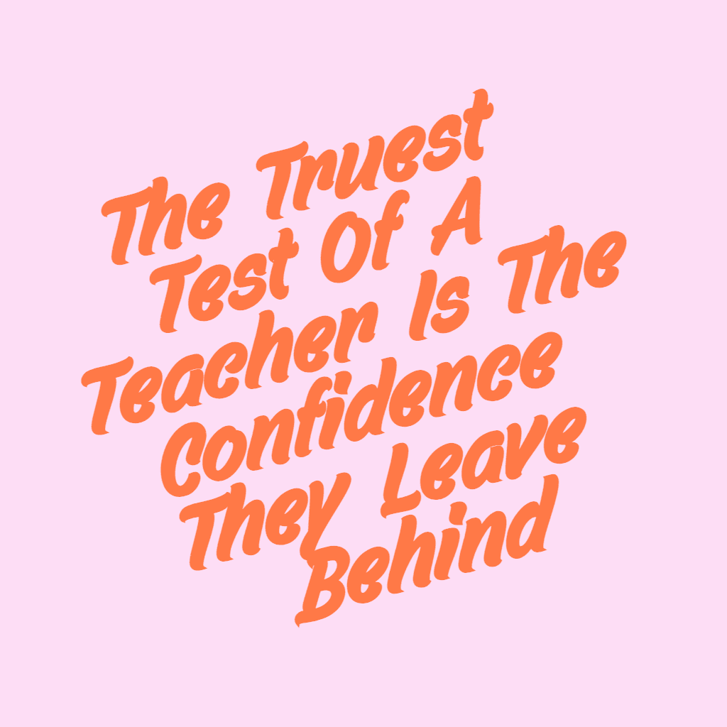 Inspirational Teacher Quote Instagram Square Template