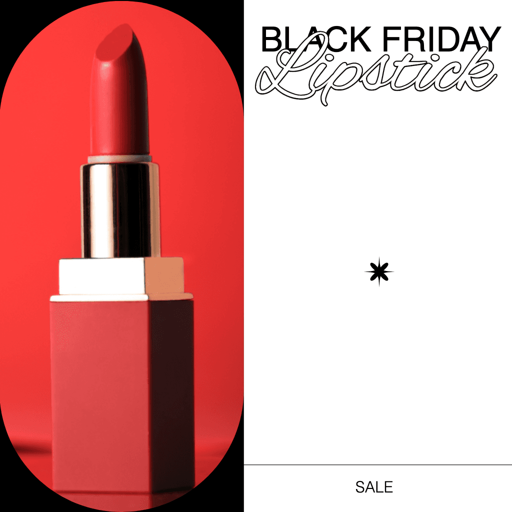 Chic Red Lipstick Black Friday Ad