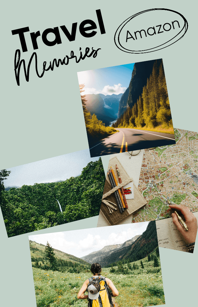 Memorable Travel Poster with Green Landscape