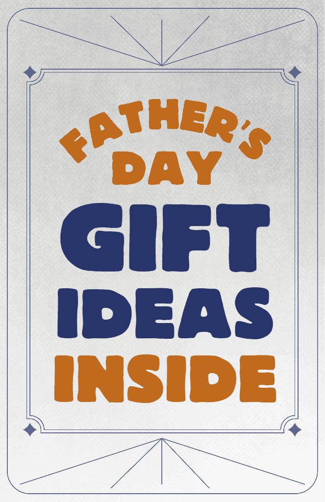 Blue and Orange Father's Day Sale Poster