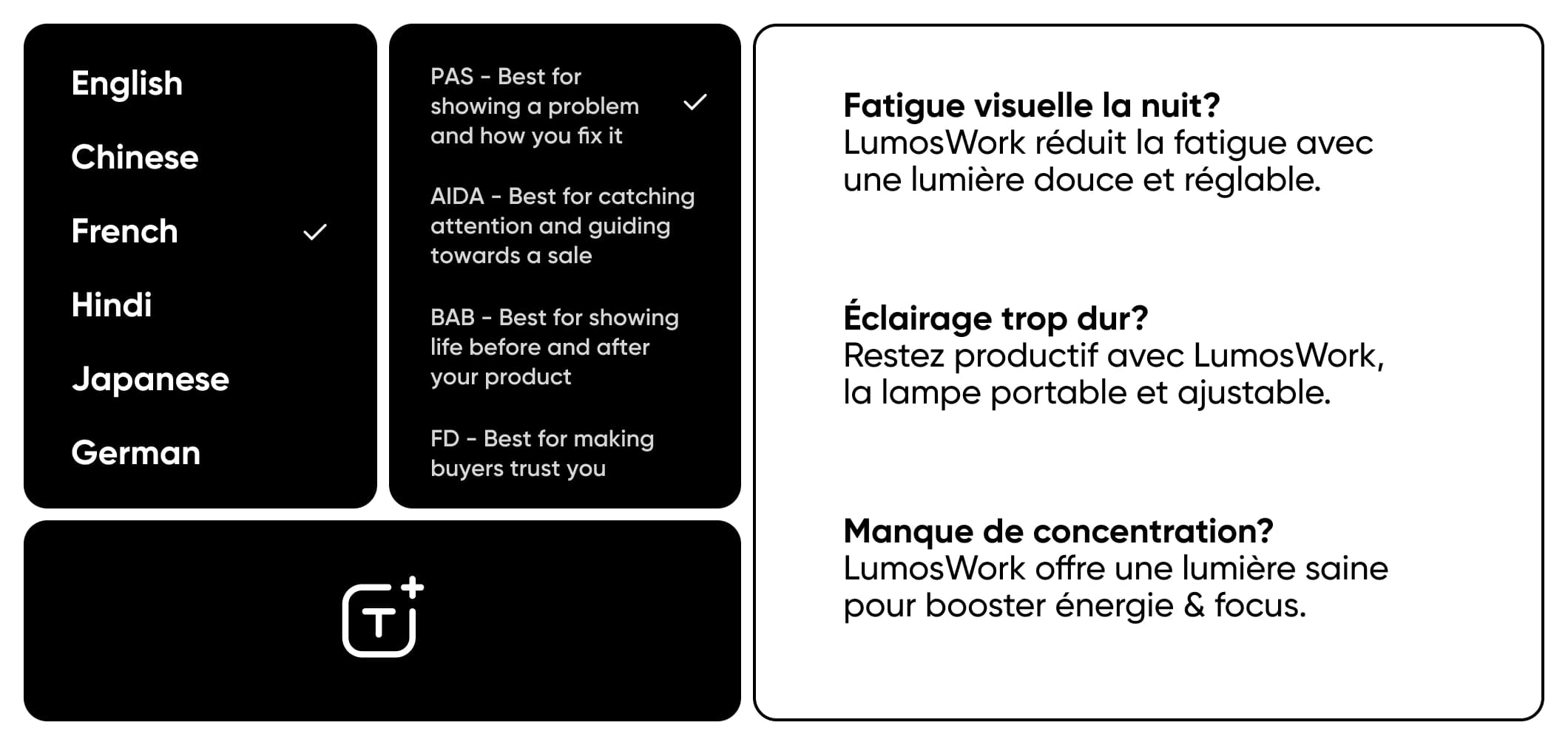 Generate ad text