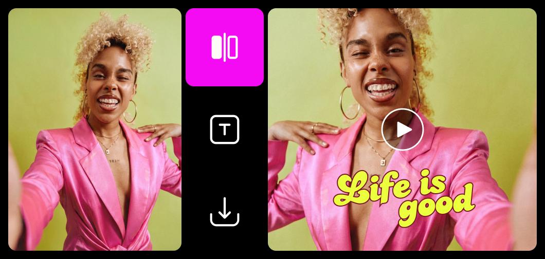 Flip selfie video to correct mirrored footage