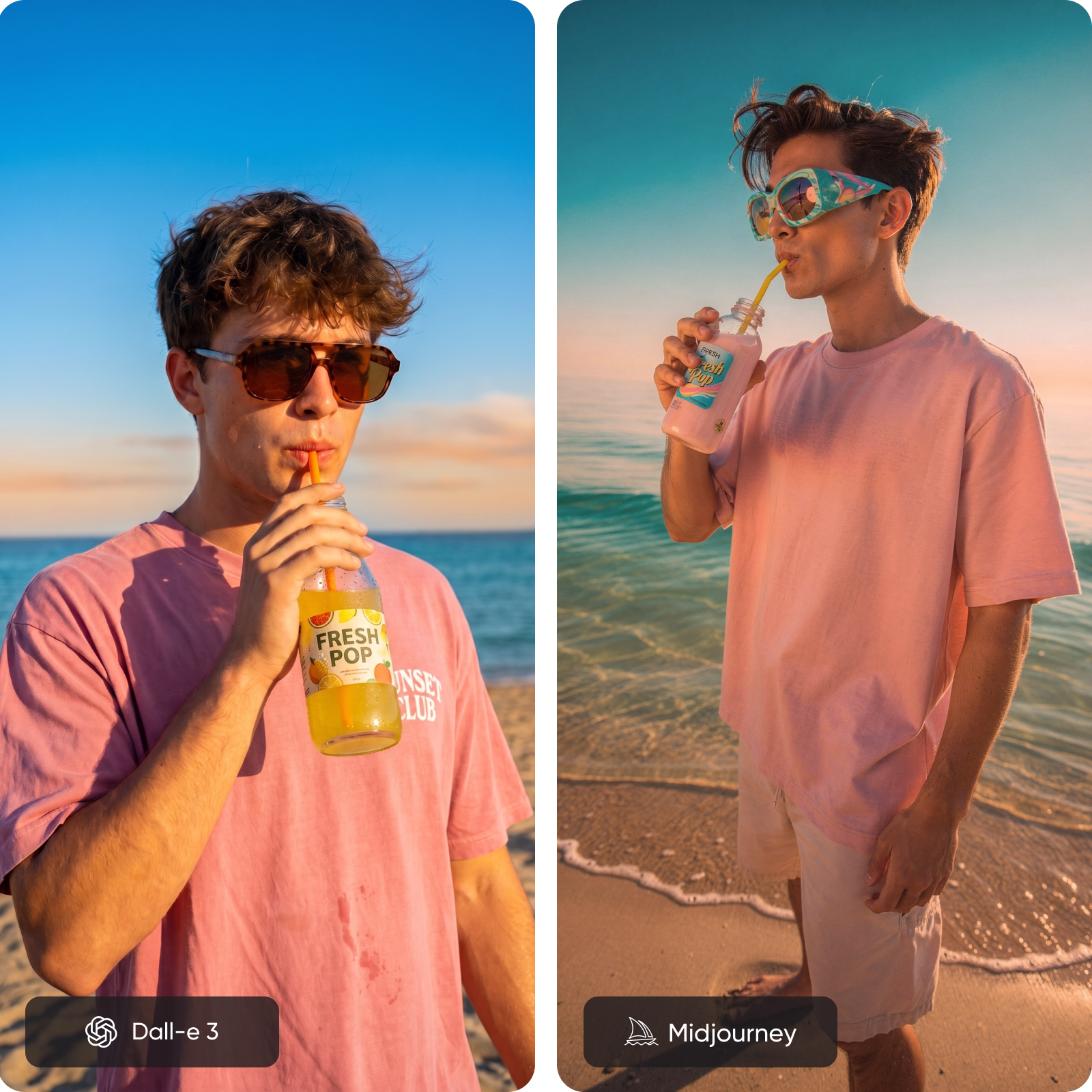 Choose between DALL-E 3 and Midjourney for image generation