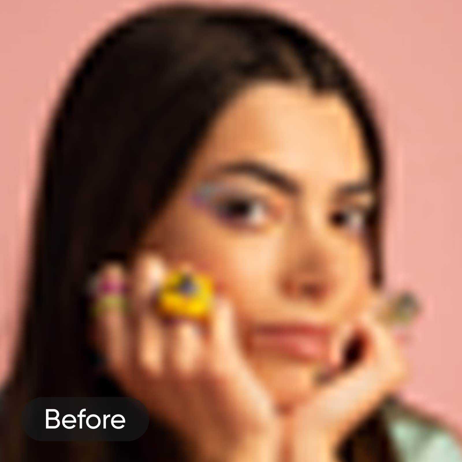 Photo before and after Picsart image enhancement - before