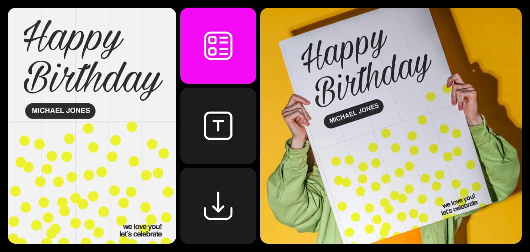 birthday posters